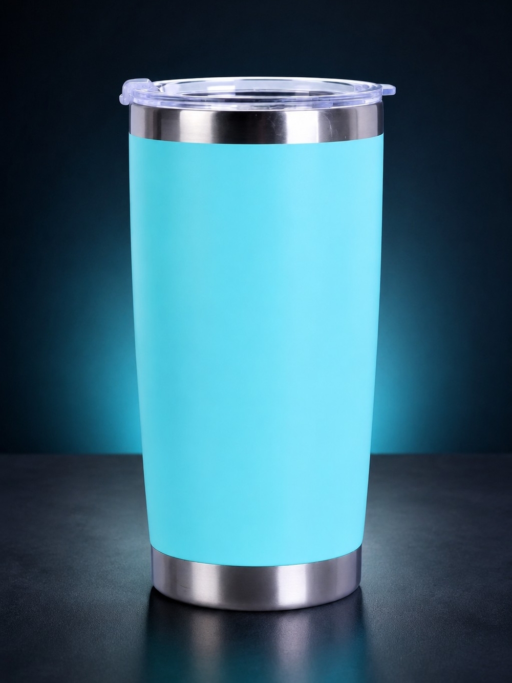 Aqua (Tiffany Blue) Stainless Steel Travel Tumbler with Lid NEW!